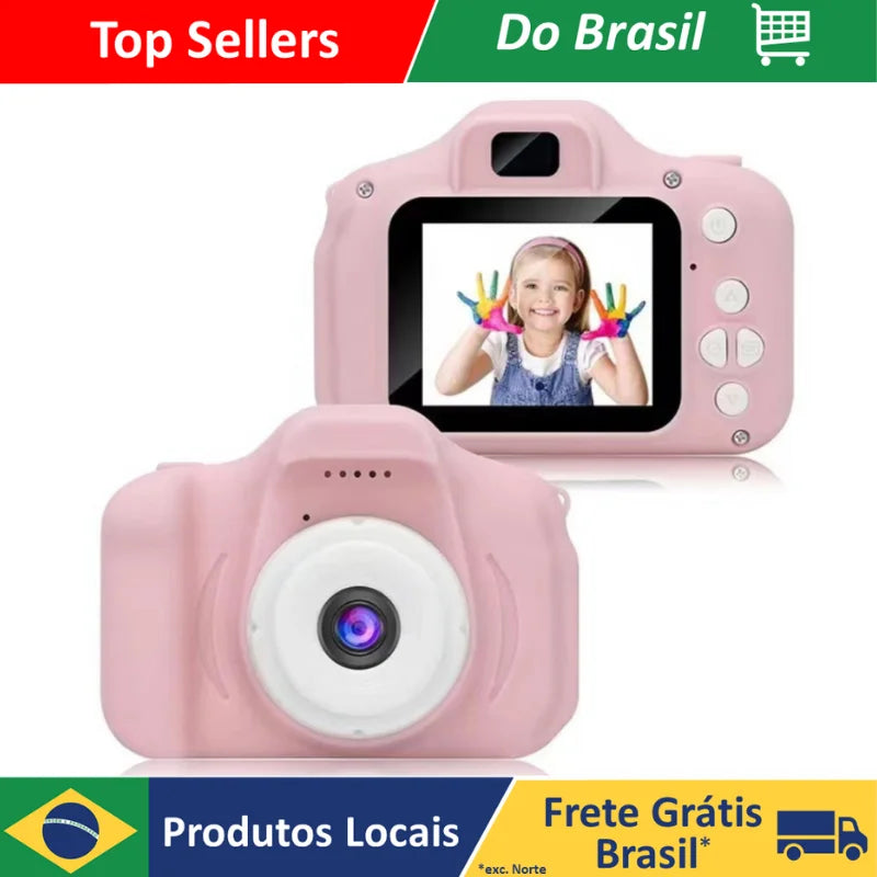 Mini Câmera Digital Crianças Pode Tirar Fotos Vídeo Pequenos Brinquedos