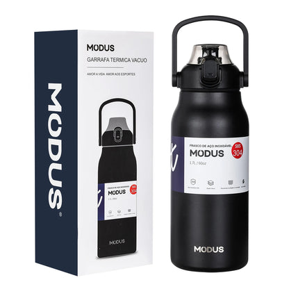 Garrafa térmica de água portátil de grande capacidade, caneca térmica, garrafa de água, copo térmico, aço inoxidável ao ar livre