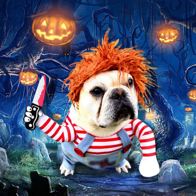 Fantasia halloween Chuck para pets