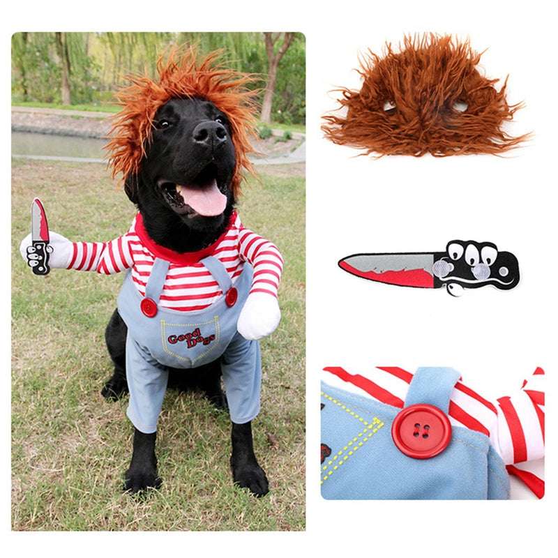 Fantasia halloween Chuck para pets